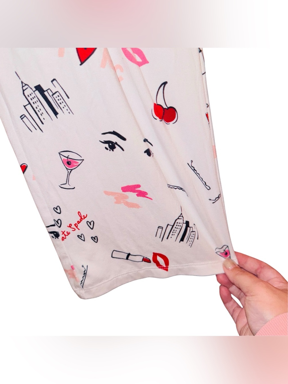 KATE SPADE NEW YORK All Dolled Up PJ Pajama Pants Size Small - Picture 11 of 16